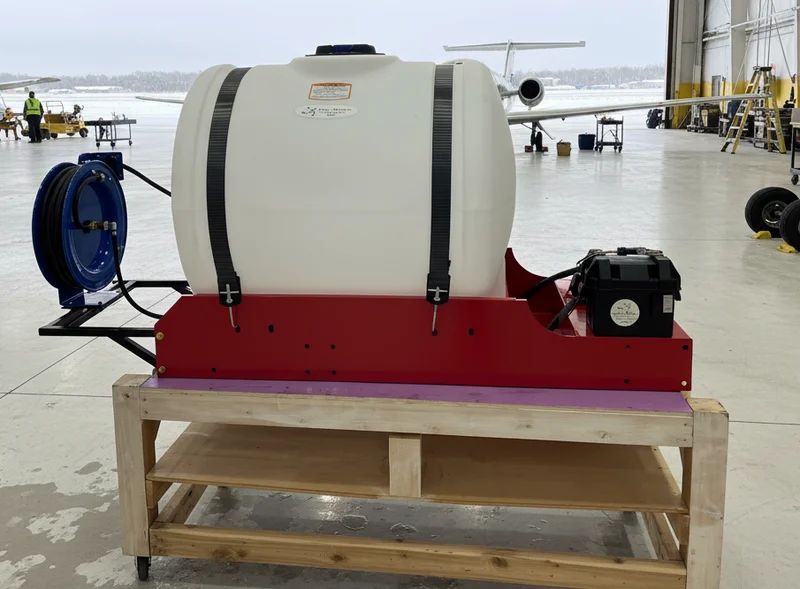 Heavy use anti-icing skid system