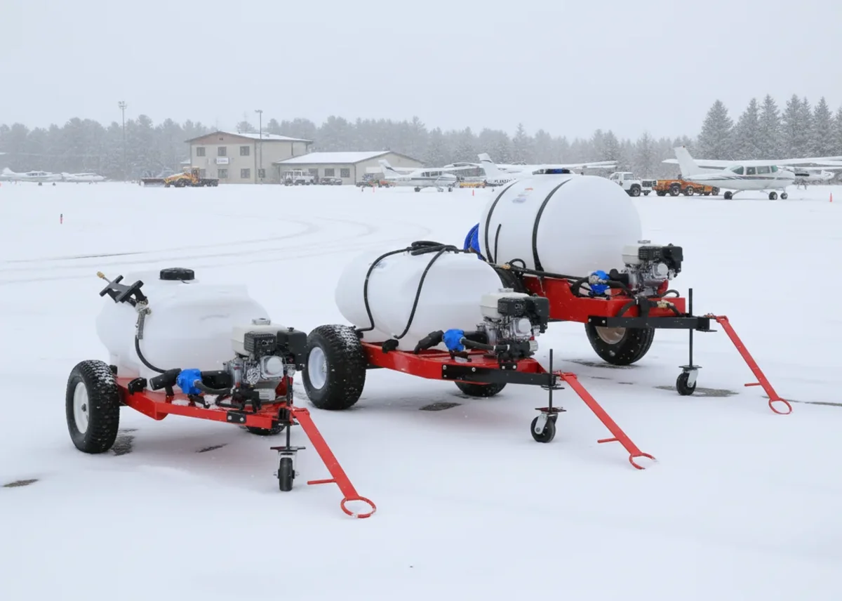 Range of purpose-built ADI aircraft deicing equipment